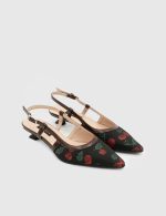 ALAYA Cherry Leather Women's Heeled Sandal - Image 2
