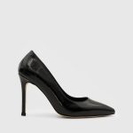 POEM Black Patent Leather Women's Stiletto