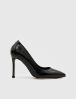POEM Black Patent Leather Women's Stiletto
