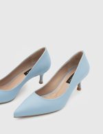 OPHELIA Blue Leather Women's Stiletto - Image 3
