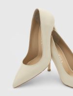 POEM Beige Leather Women's Stiletto - Image 2