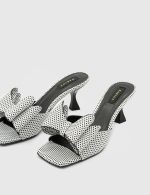 POLKA Leather Women's Heeled Slide - Image 3