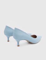 OPHELIA Blue Leather Women's Stiletto - Image 4