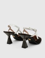 DAJANA Brown Suede Leather Women's Heeled Sandal - Image 4