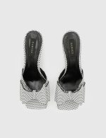 POLKA Leather Women's Heeled Slide - Image 4