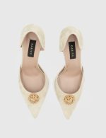 PAMEL Gray Suede Leather Women's Stiletto - Image 4