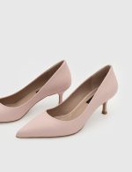OPHELIA Pink Leather Women's Stiletto - Image 2