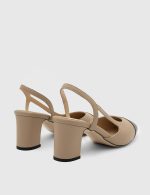 AMMINA Nude Leather Women's Pump - Image 4