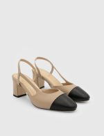 AMMINA Nude Leather Women's Pump - Image 3