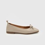ARIEL Mink Leather Women's Ballerina