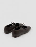 SORELA Brown Leather Women's Ballerina - Image 3