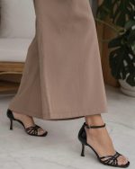 DONK Black Patent Leather Women's Heeled Sandal - Image 4