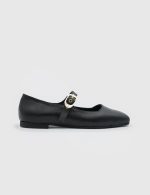 HEILY Black Leather Women's Ballerina - Image 2