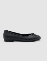 ZERBI Black Leather Women's Ballerina - Image 2