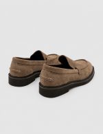 ELDA Camel Suede Leather Women's Loafer - Image 4