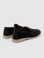 BERY Brown Suede Leather Women's Loafer - Image 4