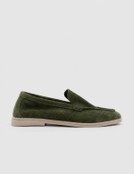 BERY Green Suede Leather Women's Loafer - Image 2