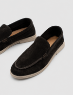 BERY Brown Suede Leather Women's Loafer - Image 3