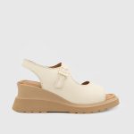 ERIOLA  White Leather Women's Sandal