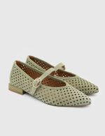 SEA Green Suede  Leather Women's Ballerina - Image 3