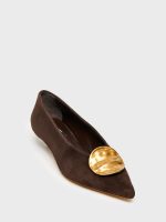 AROYA Brown Suede Leather Women's Stiletto - Image 2