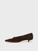 AROYA Brown Suede Leather Women's Stiletto - Image 3
