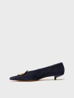 AROYA Blue Suede Leather Women's Stiletto - Image 3