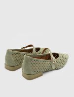 SEA Green Suede  Leather Women's Ballerina - Image 4