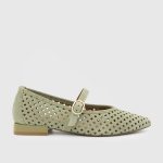 SEA Green Suede  Leather Women's Ballerina