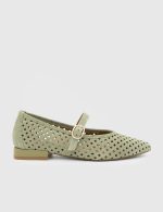 SEA Green Suede  Leather Women's Ballerina