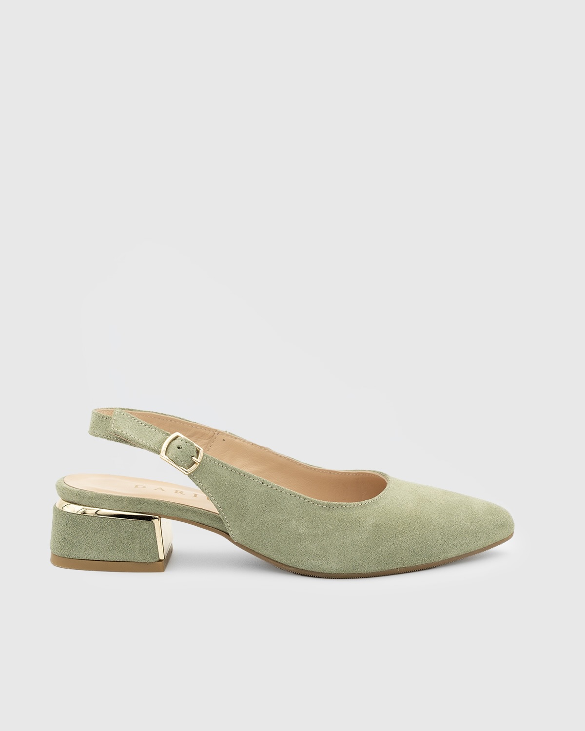 IMG_2533.JPG AYNE Green Suede Leather Women's Heeled Sandal - Image 1