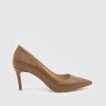 PATRICIA Brown Leather Women's Stiletto