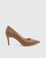 PATRICIA Brown Leather Women's Stiletto