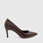 PATRICIA Burgundy Leather Women's Stiletto