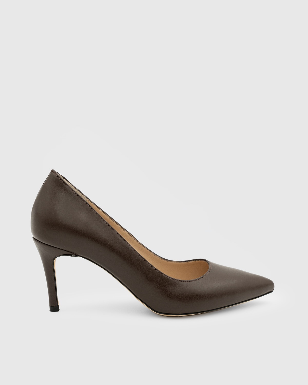 IMG_2581.JPG PATRICIA Dark Brown Leather Women's Stiletto - Image 1