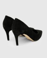 PATRICIA Black Suede Leather Women's Stiletto - Image 4
