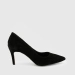 PATRICIA Black Suede Leather Women's Stiletto