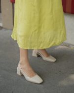 VARDA Beige Patent  Leather Women's Pump - Image 2
