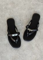 KALTRA Black Leather Women's Mulle - Image 2
