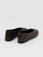 RAVENA Brown Leather Women's Ballerina - Image 4