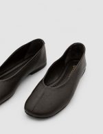 RAVENA Brown Leather Women's Ballerina - Image 3