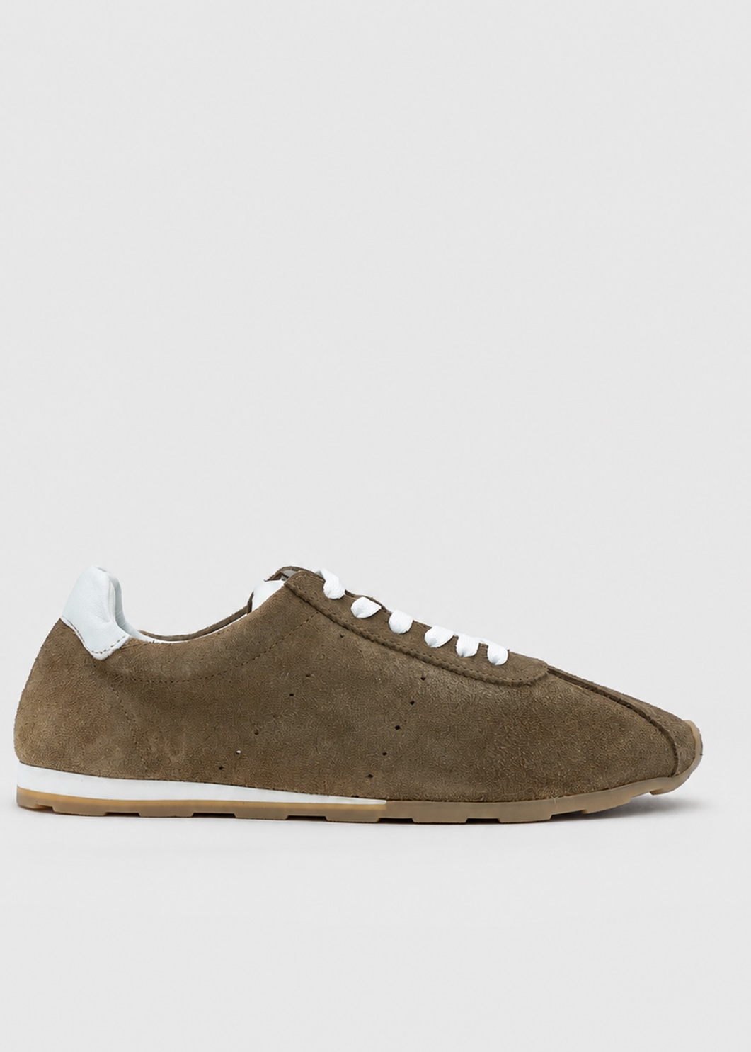 IMG_4528 LADIN Camel Suede Leather Women's Sneaker - Image 1