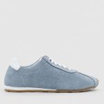LADIN Ice Grey Suede Leather Women's Sneaker