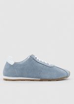 LADIN Ice Grey Suede Leather Women's Sneaker