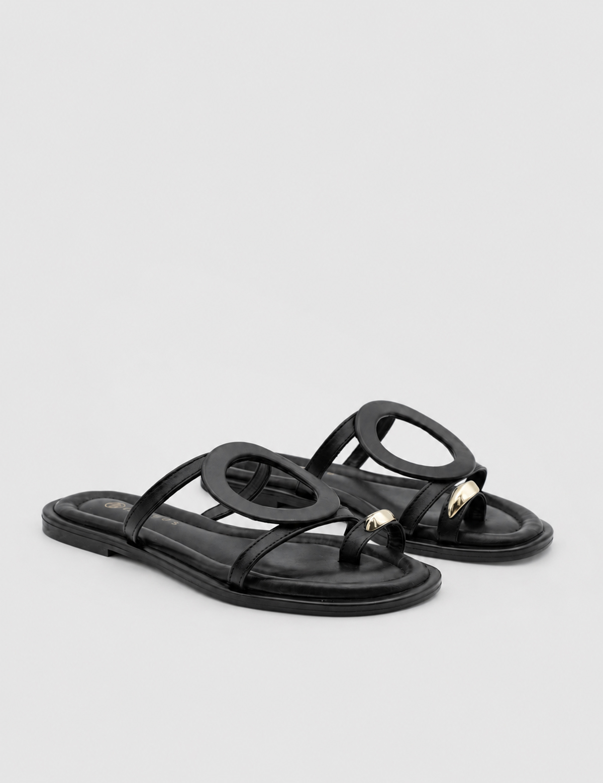 IMG_5330.JPG FLUI Black Leather Women's Mulle - Image 1