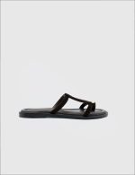 FLUI Brown Suede Leather Women's Mulle - Image 2