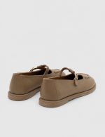 MONROE Brown  Leather Women's Sandal - Image 4
