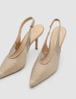 INES White Women's Heeled Sandal - Image 3