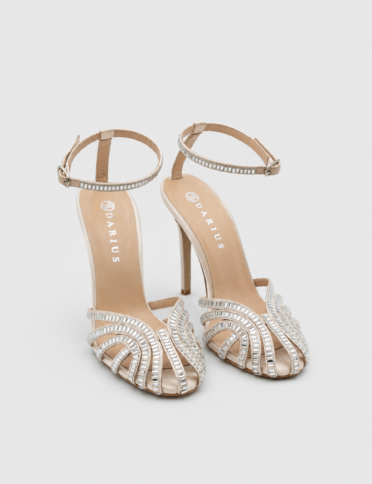 IMG_6737.JPG ROXANA White Leather Women's Heeled Sandal - Image 1